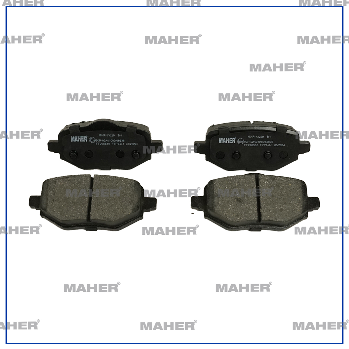 Citroen C4 Arka Fren Balata OEM 1680301680 Citroen C4 Arka Fren Balata OEM 1680301680